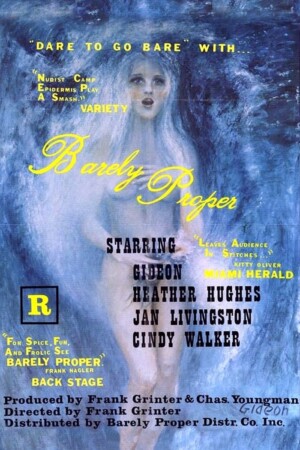 Barely proper movie poster