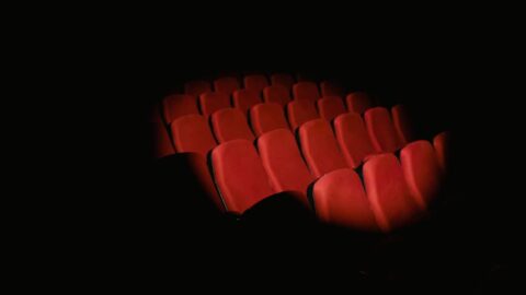 red chairs of the cinema